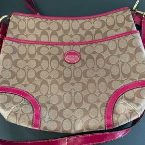Large Coach crossbody bag